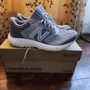 New Balance Women's 520 v7 Grey / green Running Shoes (W520LP7)